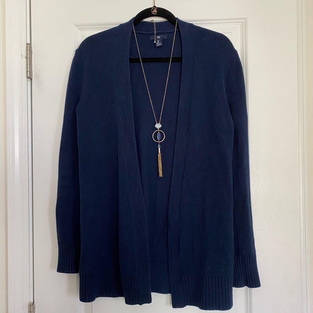 Gap Cardigan with Patchwork Elbows